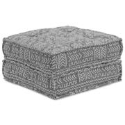 vidaXL Modulär soffa Geometriskt Ljusgrå 70 x 70 x 36 cm tyg