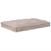 vidaXL Modulär soffa Ljusbrun 120 x 80 x 12 cm tyg