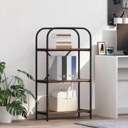 vidaXL Hyllsystem Gammalt trä 60 x 30 x 109 cm Konstruerat trä