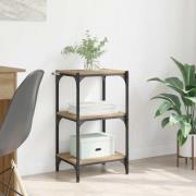 vidaXL Bokskåp artisan ek 40 x 33 x 70,5 cm Konstruerat trä och järn