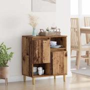 vidaXL Sideboard Gammalt trä 35 x 60 x 70 cm Konstruerat trä