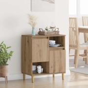 vidaXL Sideboard artisan ek 35 x 60 x 70 cm Konstruerat trä