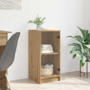 vidaXL Sideboard artisan ek 35 x 37 x 76 cm Konstruerat trä