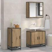 vidaXL Sideboard artisan ek 35 x 35,5 x 76 cm Konstruerat trä