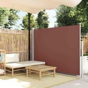 vidaXL Infällbar sidomarkis 160 x 300 cm brun