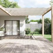 vidaXL Markis vertikal vit 100x1000 cm oxfordtyg