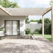 vidaXL Markis vertikal vit 60x800 cm oxfordtyg