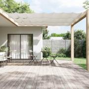 vidaXL Markis vertikal vit 100x1200 cm oxfordtyg