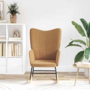 vidaXL Avkopplande stol Beige 61 x 78 x 98 cm tyg