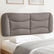 vidaXL Headboard Cushion "Hvar" Taupe 140 cm Fabric