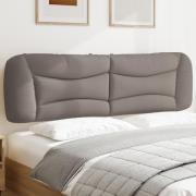 vidaXL Headboard Cushion "Hvar" Taupe 180 cm Fabric