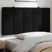 vidaXL Headboard Cushion "Hanko" Black 100 cm Velvet
