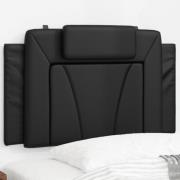 vidaXL Headboard Cushion "Viana" Black 90 cm Faux Leather