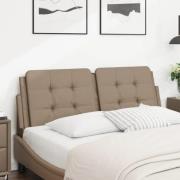 vidaXL Headboard Cushion "Zadar" Cappuccino 120 cm Faux Leather