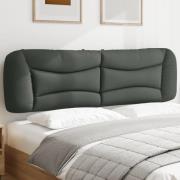 vidaXL Headboard Cushion "Hvar" Dark Grey 180 cm Fabric