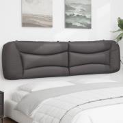 vidaXL Headboard Cushion "Hvar" Grey 200 cm Faux Leather