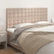 vidaXL Sänggavel Cappuccino 180x5x118/128 cm konstläder