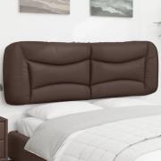 vidaXL Headboard Cushion "Hvar" Brown 160 cm Faux Leather