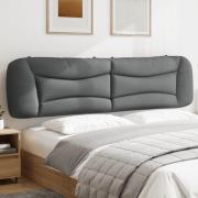 vidaXL Headboard Cushion "Hvar" Light Grey 200 cm Fabric