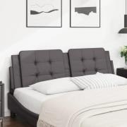 vidaXL Headboard Cushion "Zadar" Grey 160 cm Faux Leather