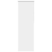 vidaXL Rullgardin mörkläggningsgardin vit 70x230 cm tyg bredd 65,7 cm