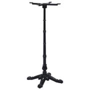 vidaXL Bistro bordsben svart 52x52x108 cm gjutjärn