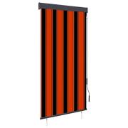 vidaXL Rullgardin utomhus 80x250 cm orange och brun
