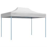 vidaXL Hopfällbart partytält 280x410x315 cm stål vit