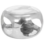 vidaXL Soffbord aluminium 50x50x30 cm silver