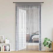 vidaXL Stränggardiner 2 st ljusgrå 100x250 cm