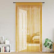 vidaXL Stränggardiner 2 st guld 100x250 cm