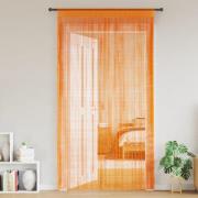 vidaXL Stränggardiner 2 st orange 100x250 cm