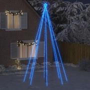 vidaXL LED julgran inomhus/utomhus 800 LEDs blå 5 m
