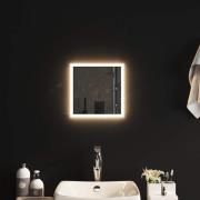 vidaXL Badrumsspegel LED 30x30 cm