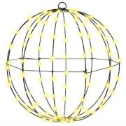 vidaXL Ball med 120 LED-lampor Varmvit 40 cm Metall