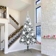 vidaXL Julprydnad Set 3 pcs Vit XXL