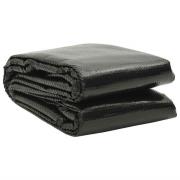 vidaXL Poolskydd svart 400x200 cm PE