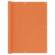 vidaXL Balkongskärm orange 120x600 cm oxfordtyg