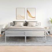 vidaXL Sängbord 2 st med låda grå sonoma 39x28x41 cm