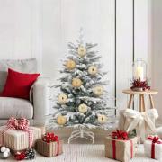 vidaXL Julprydnad Set 15 pcs Guld Plast