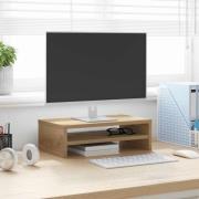 vidaXL Skärmställ hantverksmässig ek 42x24x13 cm konstruerat trä