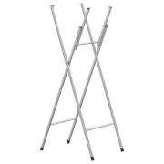 vidaXL Hopfällbara barbordsben silver 45x53x108 cm galvaniserat stål