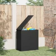 vidaXL Dynbox PE-rotting 100x49x103,5 cm svart