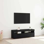 vidaXL TV-skåp Svart 120 x 35 x 40 cm Konstruerat trä