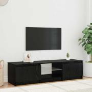 vidaXL TV-skåp Svart 140 x 38.5 x 36 cm Konstruerat trä