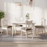 vidaXL Sittkuddar 4 pcs Taupe 40 x 40 x 6 cm Mikrofiber