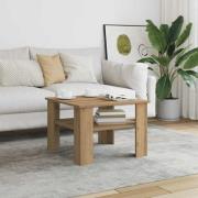 vidaXL Soffbord hantverksmässig ek 60x60x42 cm konstruerat trä