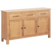 vidaXL Sideboard Brun 112 x 33.5 x 70 cm Solitt Ekträ