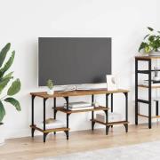 vidaXL TV-skåp Gammalt trä 102 x 35 x 45,5 cm Konstruerat trä och järn