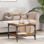 vidaXL Kaffeebord Gammalt trä 55 x 55 x 40 cm Konstruerat trä